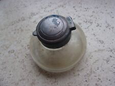 encrier ancien en verre