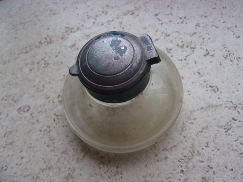 Encrier ancien verre - en,