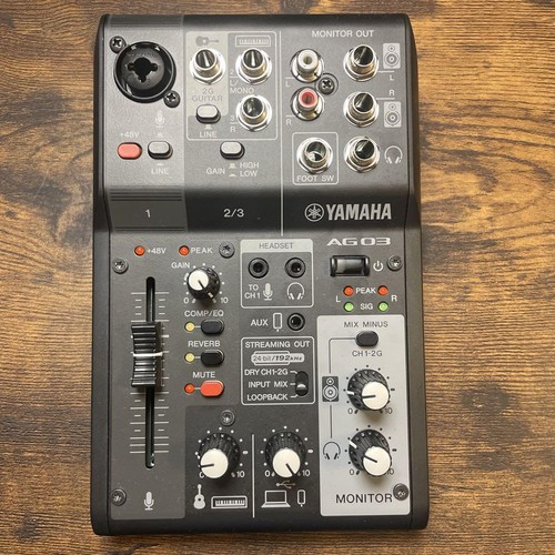 Yamaha ag03mk2 noir live - yamaha,