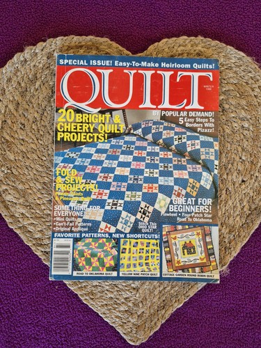 Vtg winter 1998 quilt magazine - quilt,
