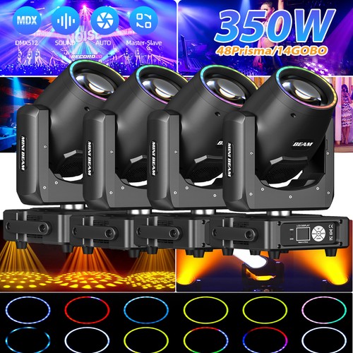 Tête mobile 350w beam - tête, rgbw