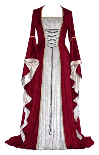 Robe rétro médiévale pour - robe,
