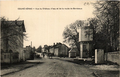Cpa couhe verac - couhe-verac, du