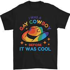 Lgbt Gay Pride Cow-Boy Conscience Jour T-Shirt 100% Coton