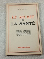 Le secret de la santé | H.C. Geffroy | Bon état