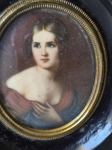 Peinture miniature xixème - peinture,
