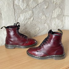 Dr. Martens 1460 AirWair Rouge Cerise Fabriqué en Angleterre 8 oeillets EU 40,5