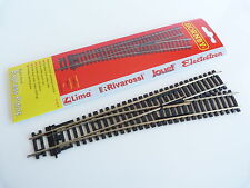 JOUEF / HORNBY R8078 MAILLECHORT AIGUILLAGE MANUEL LONG A DROITE 245 MM 