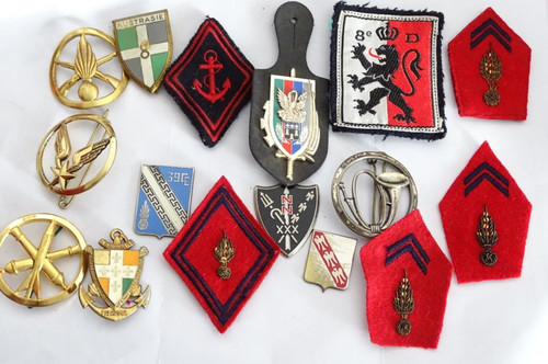 Lot insignes militaires - lot, d'insignes