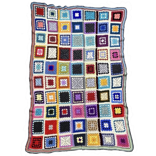 Couverture crochet granny - crochet,