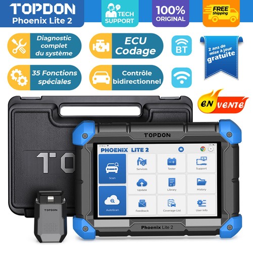 Topdon phoenix lite kfz - 2, obd2