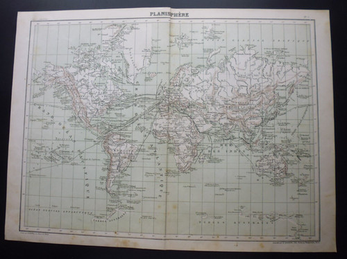 Carte géographique atlas - 19°,