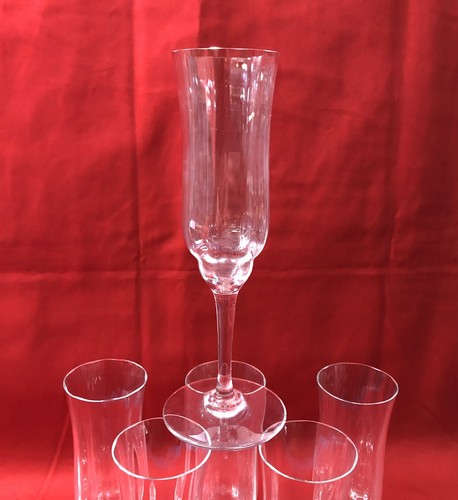 Flute champagne cristal - 1, à