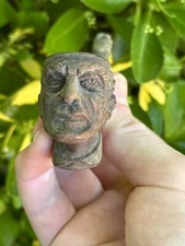 Pipe & Art Populaire & Bois & Tête & Homme & Sculptée