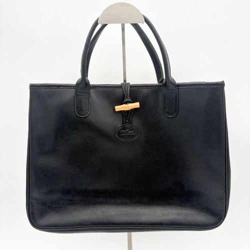 Longchamp roseau black leather - longchamp,