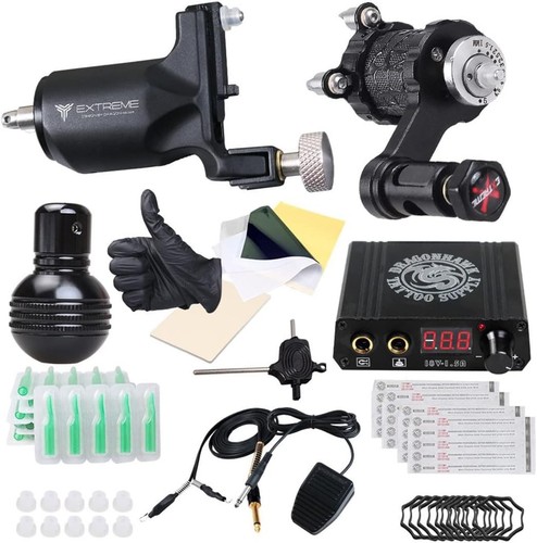Kit tatouage avec machine - kit,