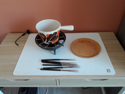 Service fondue creuset - à,