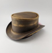 Chapeau haut de forme en cuir