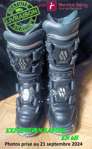 Bottes noir new rock - bottes,