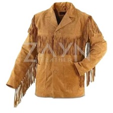 Veste de cowboy rétro en cuir