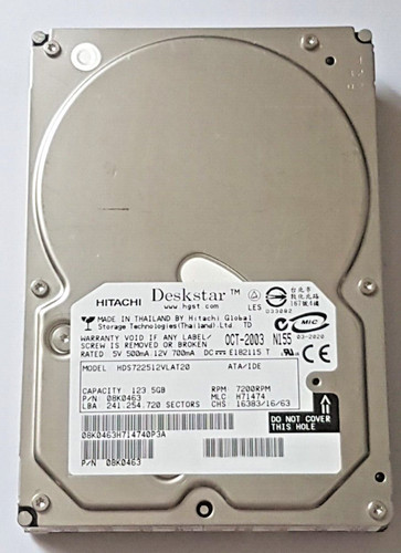 Disque dur 123 ide - dur, go
