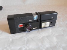 Appareil photo argentique compact 126 Rollei A26 et flash C26 pièces détachées ou à réparer