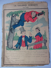 La Galerie Comique de Gustave Frison n°21  : " Zidor, Zétulbé  " fin XIXe