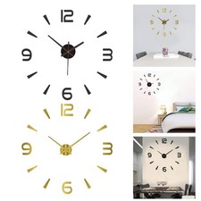Horloge murale miroir 3D