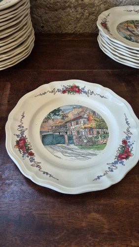 Assiette décorative vintage