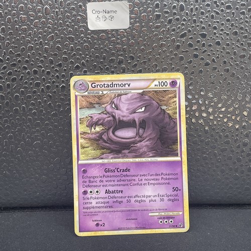 Carte pokémon grotadmorv - carte,