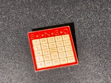 (Z3) PINS BADGE ENAMEL VINTAGE COLLECTION GRILLE BINGO