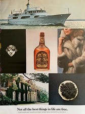 1973 Chivas Regal Whiskey Ad, Excellent Condition, Esquire Magazine