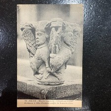 CPA - ARLES - MUSÉE LAPIDAIRE - CHAPITEAU ROMAN - ANIMAUX À TÊTE D'HOMME