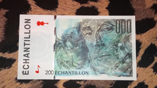 Billet 200 échantillon - billet,