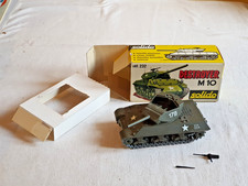 SOLIDO MILITAIRE DESTROYER M 10 N° 232 BOITE 1972 ARMEE AMERICAINE D DAY WW2