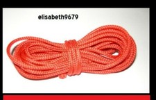 Corde tressée en nylon rouge