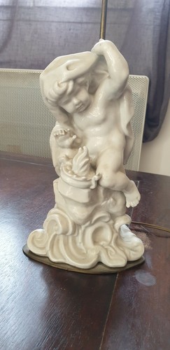 Pied lampe porcelaine - de,