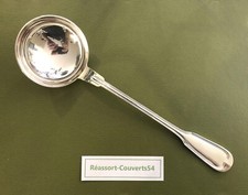 Louche à potage SAINT MEDARD modèle FILET CHINON métal argenté Couvert 33 cm