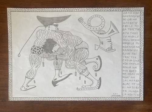 Jeancy nsumbu outsider art - jeancy,