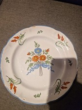 Assiette faiences de l'est les islettes ou Waly