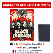 Magnet Black Sabbath 90x65 mm
