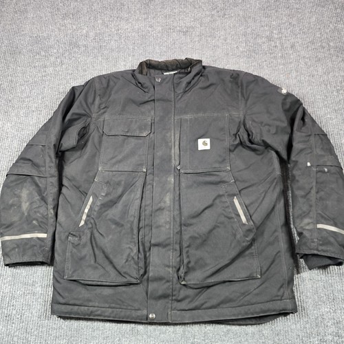Carhartt coat mens large - mens, black