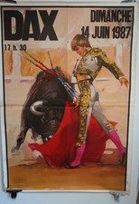 Affiche Corrida Dax 1987 