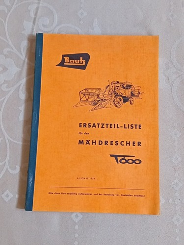 Moissonneuse bautz t600 - moissonneuse,