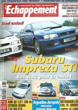 ECHAPPEMENT N°383 SUBARU IMPREZA STI / AUDI A3 1.8T 180 CH / XSARA 2.0i 16V VTS