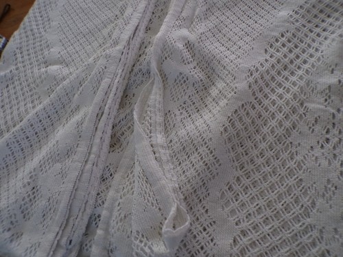 Linge ancien nappe ou - ,