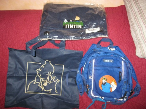 Lot tintin sac dos papier - lot, a