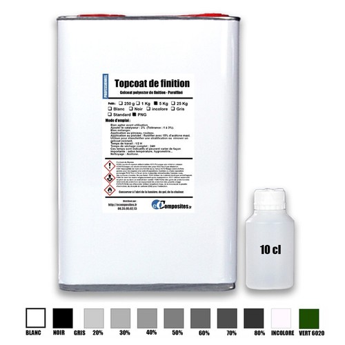 Topcoat gelcoat finition - topcoat/gelcoat,