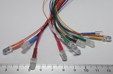 Led 5mm effet bougie câblée