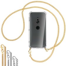 Collier (Chaîne en métal) pour Sony Xperia XZ2 Coque avec cordon Etui Case Couve
